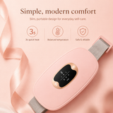 Her Aura Cordless Heating Pad — Heat + Massage for Period Cramp Relief