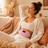 Her Aura Cordless Heating Pad — Heat + Massage for Period Cramp Relief