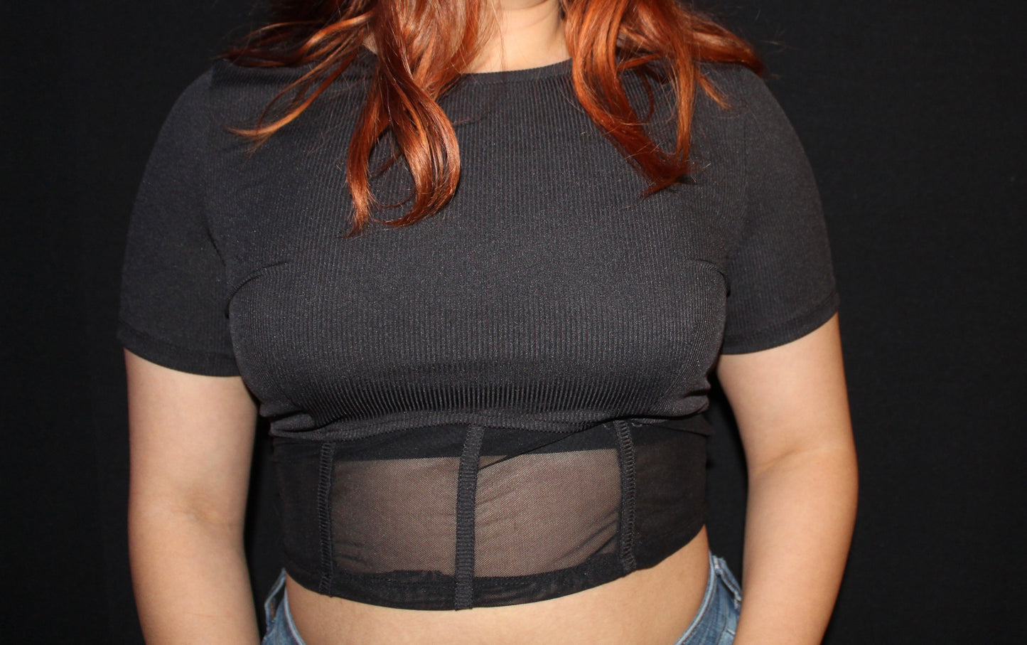 Meshed Out Crop Top